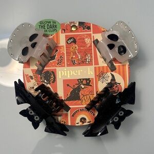 NWT Piper K Halloween Hair Clips